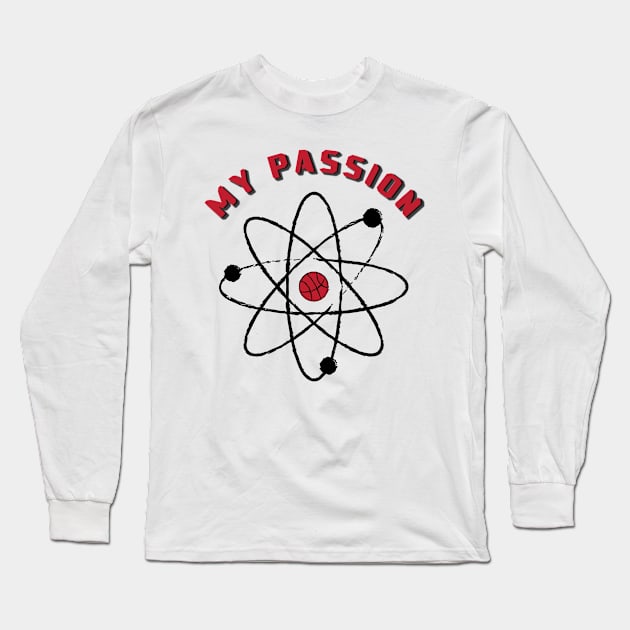 BASKETBALL PASSION Long Sleeve T-Shirt by DDL-IP